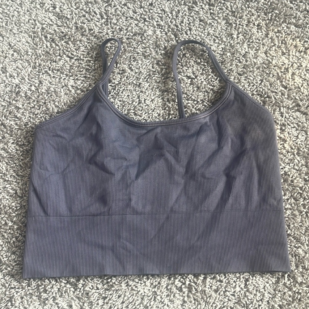 Women's Ribbed Cropped Tank Top